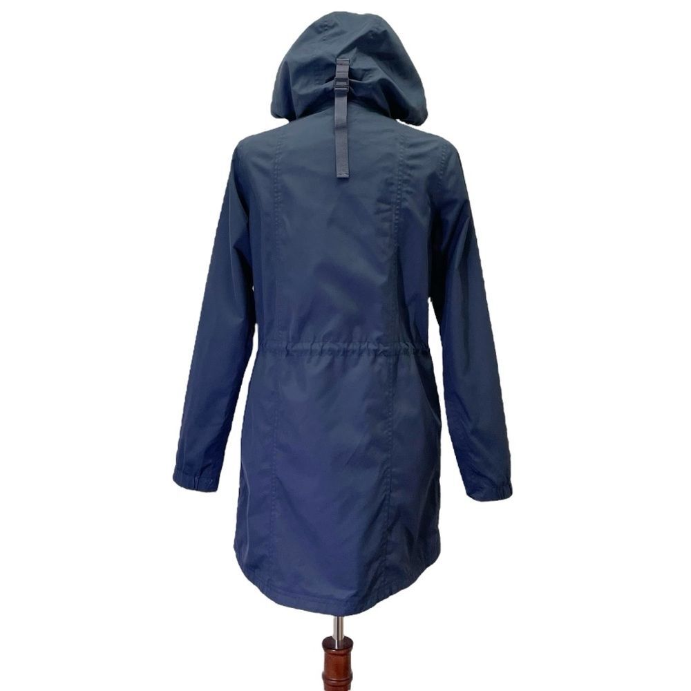 Burton DryRide Hooded Raincoat Windbreaker Navy Blue Size Small Anorak Jacket - Picture 3 of 12